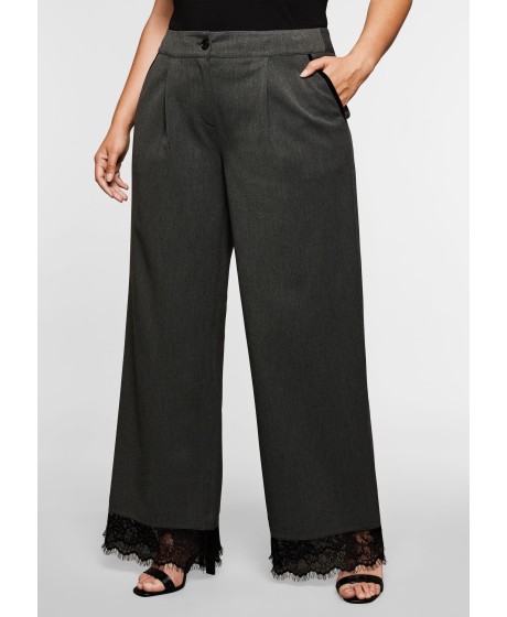 Sheego kelnės plačiomis klešnėmis