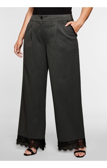 Sheego kelnės plačiomis klešnėmis