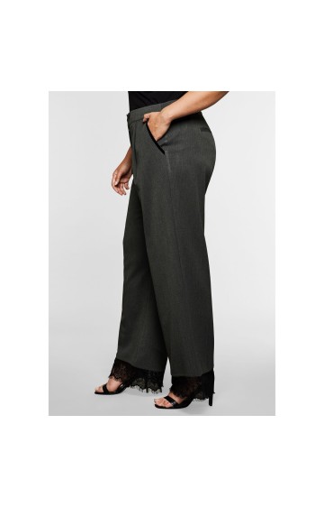 Sheego kelnės plačiomis klešnėmis