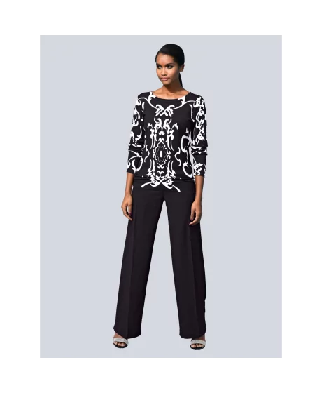 ALBA MODA plačios kelnės