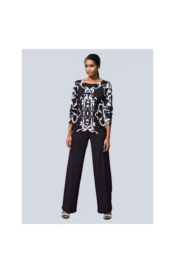 ALBA MODA plačios kelnės