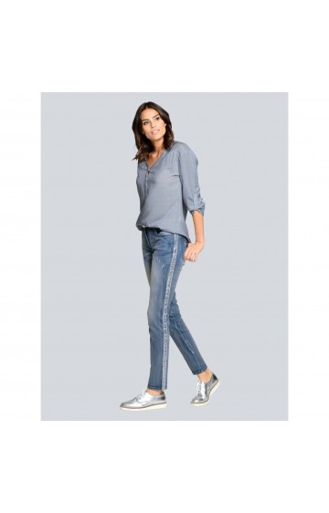 ALBA MODA skinny džinsai