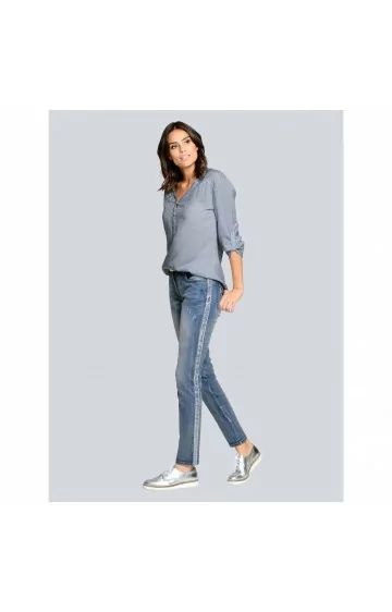 ALBA MODA skinny džinsai