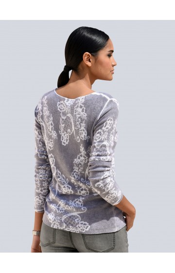 ALBA MODA kašmyro megztinis-palaidinė