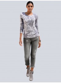 ALBA MODA kašmyro megztinis-palaidinė