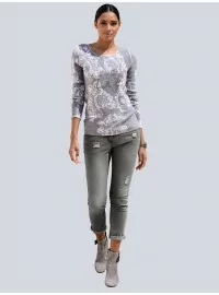 ALBA MODA kašmyro megztinis-palaidinė