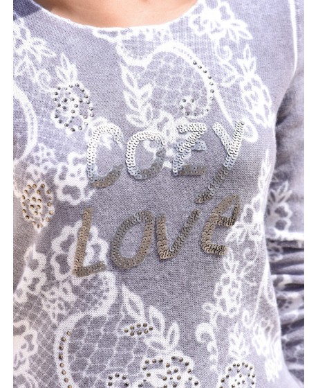 ALBA MODA kašmyro megztinis-palaidinė