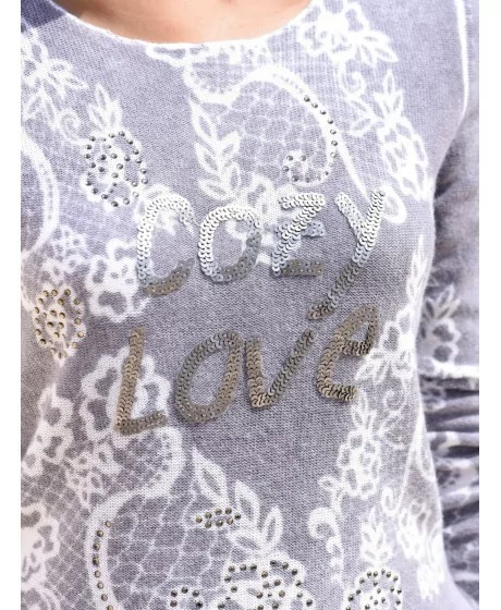 ALBA MODA kašmyro megztinis-palaidinė