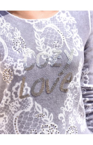 ALBA MODA kašmyro megztinis-palaidinė