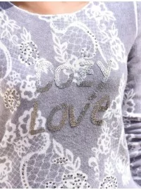 ALBA MODA kašmyro megztinis-palaidinė