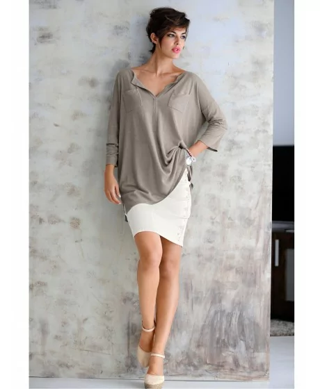 Oversize tipo ALBA MODA megztinis