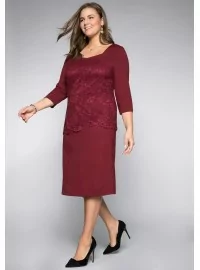 Sheego suknelė su kūno linijas formuojančiu apatiniu - 1