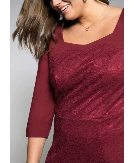 Sheego suknelė su kūno linijas formuojančiu apatiniu - 3