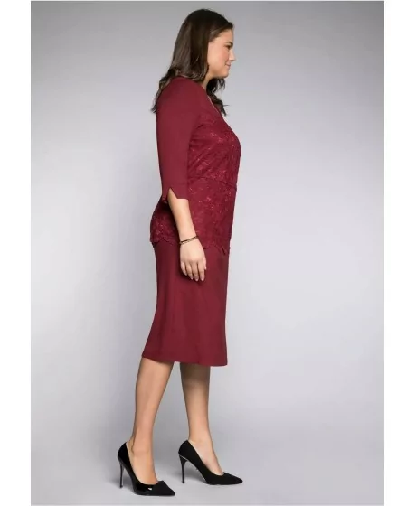 Sheego suknelė su kūno linijas formuojančiu apatiniu - 4