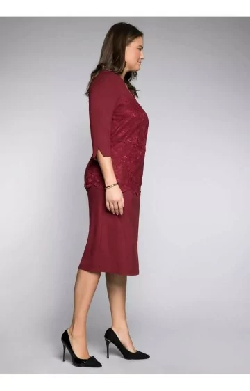 Sheego suknelė su kūno linijas formuojančiu apatiniu - 4