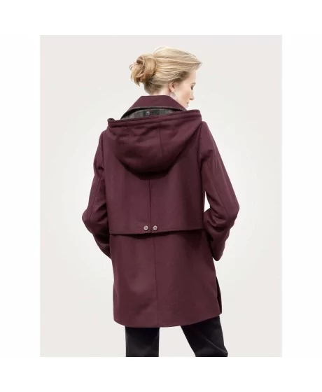 Neaustinės vilnos puspaltis LODEN - 2