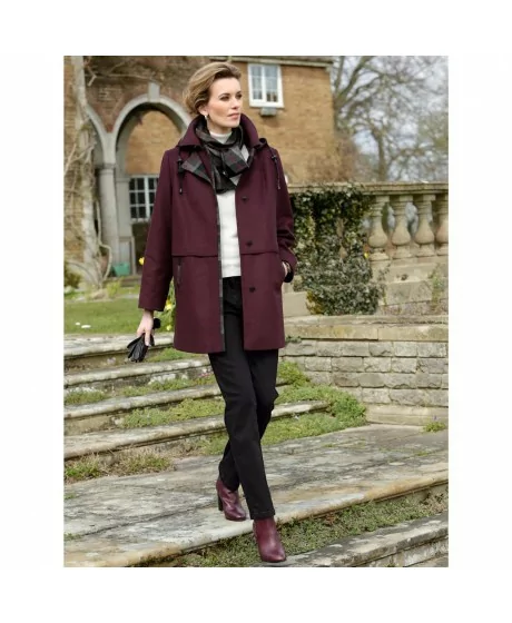 Neaustinės vilnos puspaltis LODEN - 3