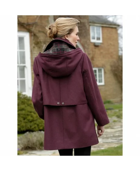 Neaustinės vilnos puspaltis LODEN - 4