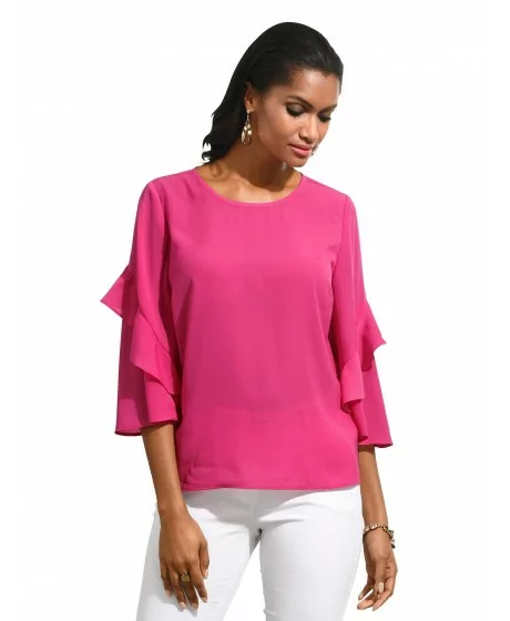 ALBA MODA palaidinė pusiau ilgomis varpelio formos rankovėmis