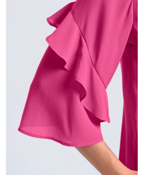 ALBA MODA palaidinė pusiau ilgomis varpelio formos rankovėmis