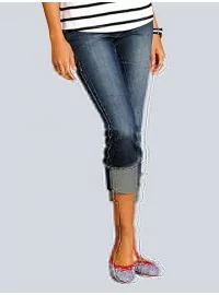 Capri stiliaus ALBA MODA džinsai