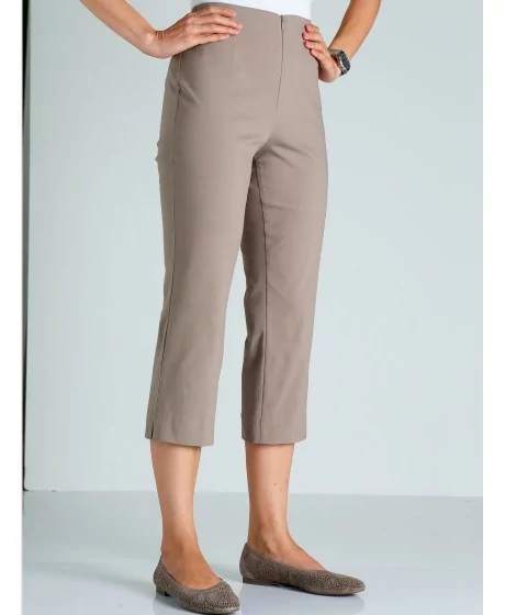 Capri stiliaus MONA kelnės be kišenių