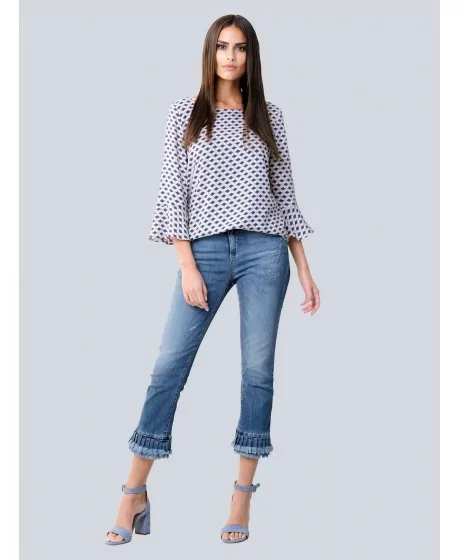 7/8 ilgio slim fit ALBA MODA džinsai