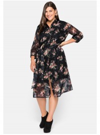 Sheego by Joe Browns šifono suknelė su pamušalu  - 1