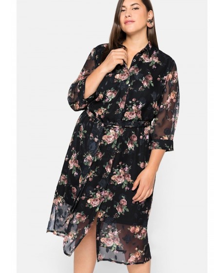 Sheego by Joe Browns šifono suknelė su pamušalu  - 2