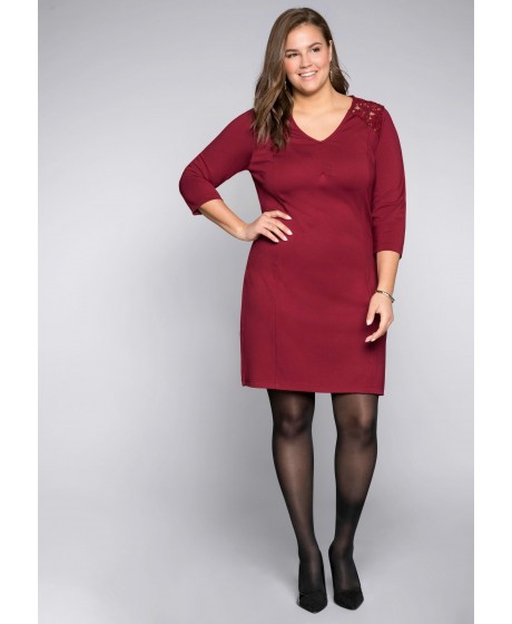 Trumpa Sheego džersio suknelė