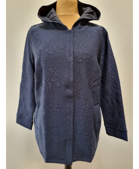 Ilgas MONA švarkas su gobtuvu