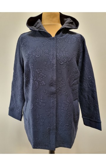 Ilgas MONA švarkas su gobtuvu