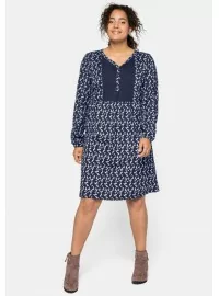 Sheego medvilninė laisvalaikio suknelė