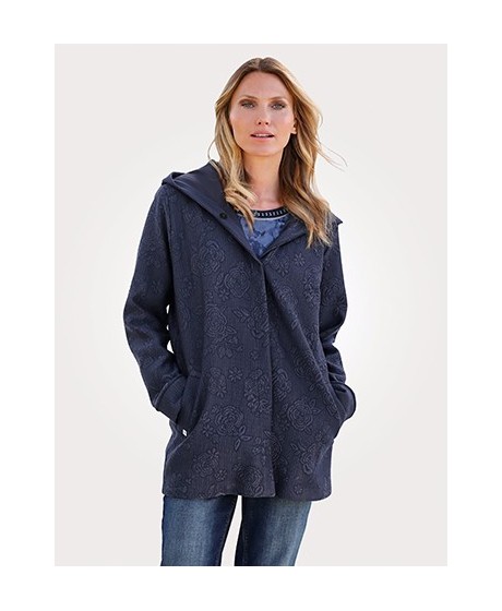 Ilgas MONA švarkas su gobtuvu