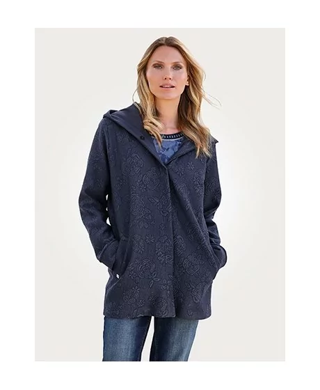 Ilgas MONA švarkas su gobtuvu