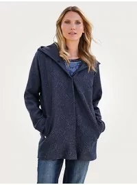 Ilgas MONA švarkas su gobtuvu