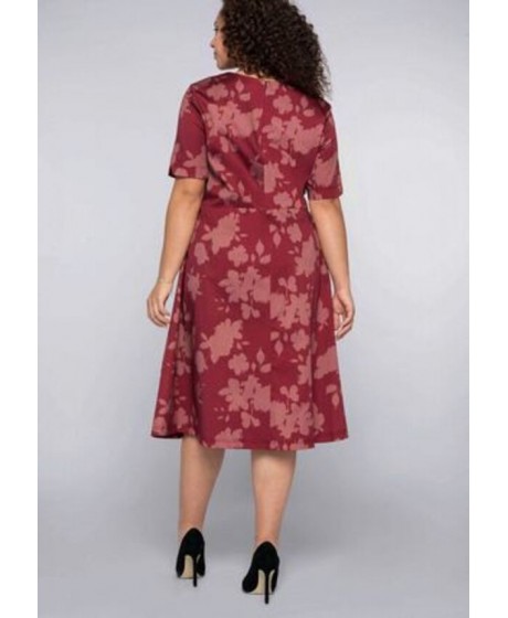 Sheego medvilnės suknelė su kūną formuojančiu apatiniu