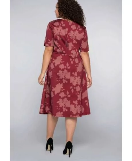 Sheego medvilnės suknelė su kūną formuojančiu apatiniu