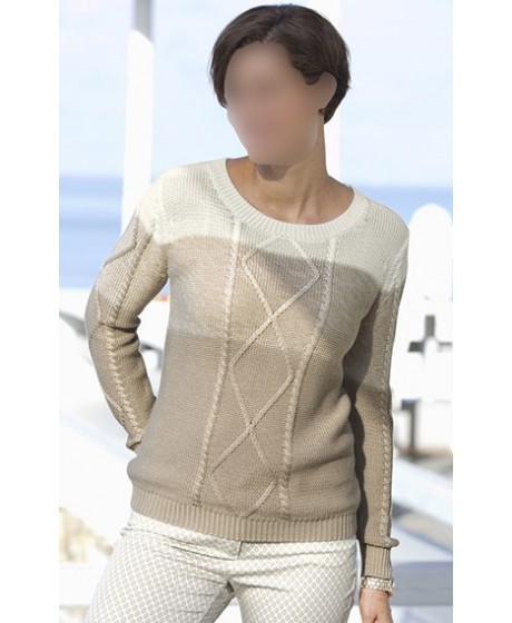 Raštuotas Anna Larssen megztinis