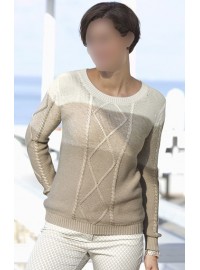 Raštuotas Anna Larssen megztinis