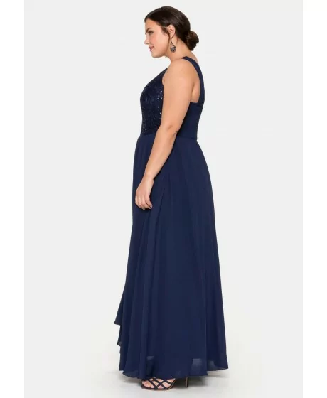 Sheego vakarinė suknelė su platėjančiu sijonu