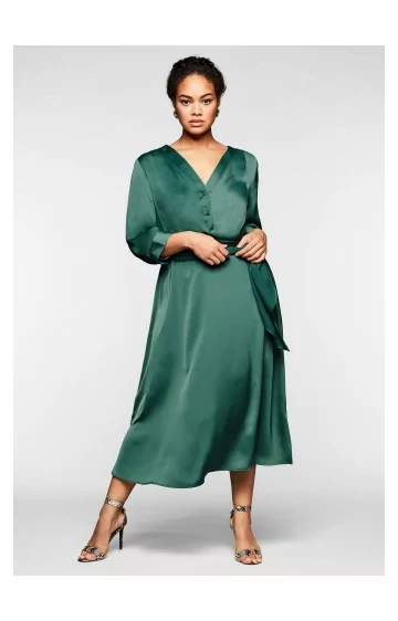 Elegantiška Sheego satino suknelė Sheego - 1