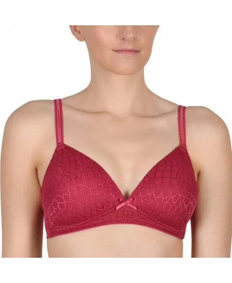 Avietinės spalvos Naturana liemenėlė