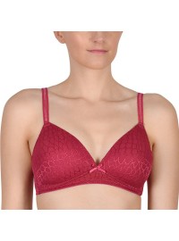 Avietinės spalvos Naturana liemenėlė