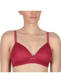 Avietinės spalvos Naturana liemenėlė