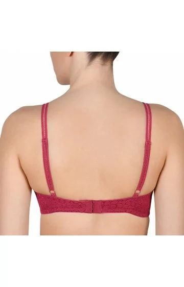 Avietinės spalvos Naturana liemenėlė