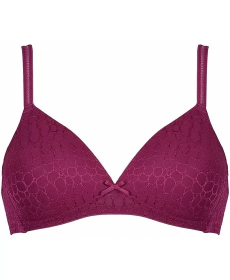 Avietinės spalvos Naturana liemenėlė