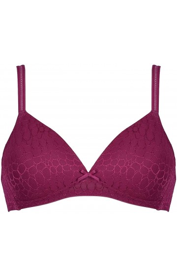 Avietinės spalvos Naturana liemenėlė