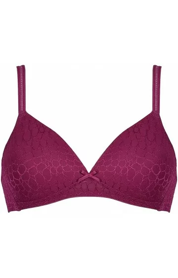 Avietinės spalvos Naturana liemenėlė