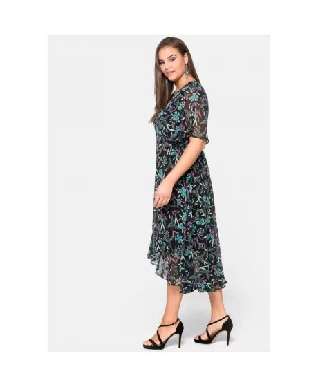 Lengva Sheego šifono suknelė su pamušalu